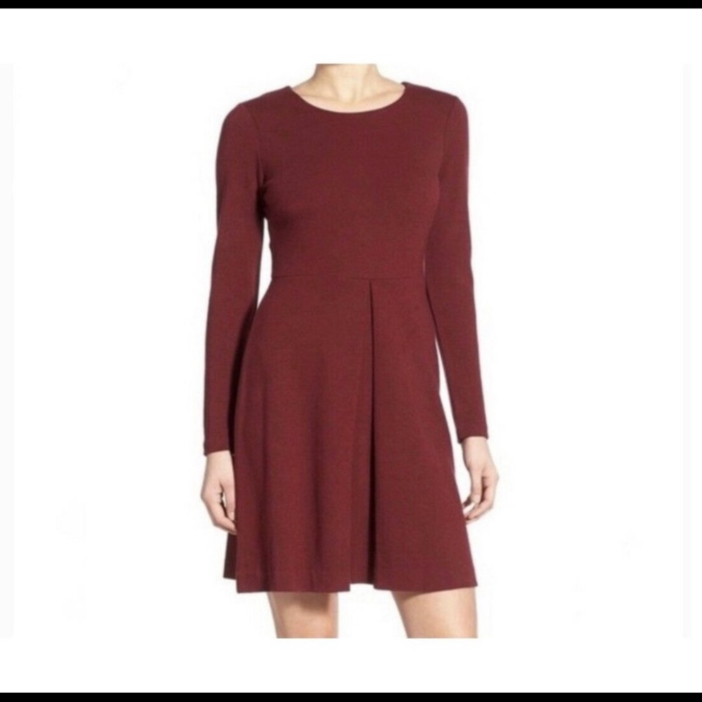 Madewell fit and flare dress